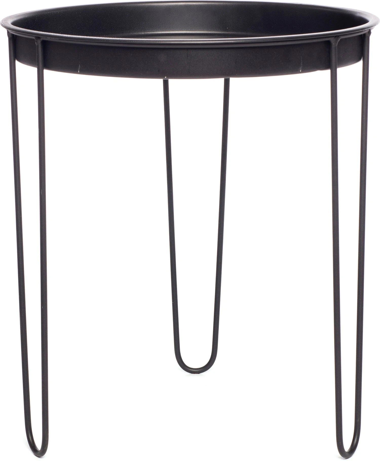 Intratuin Bijzettafel Tray Zwart D 39 H 45 Cm 1 Intratuin Bijzettafel Tray Zwart D 39 H 45 Cm