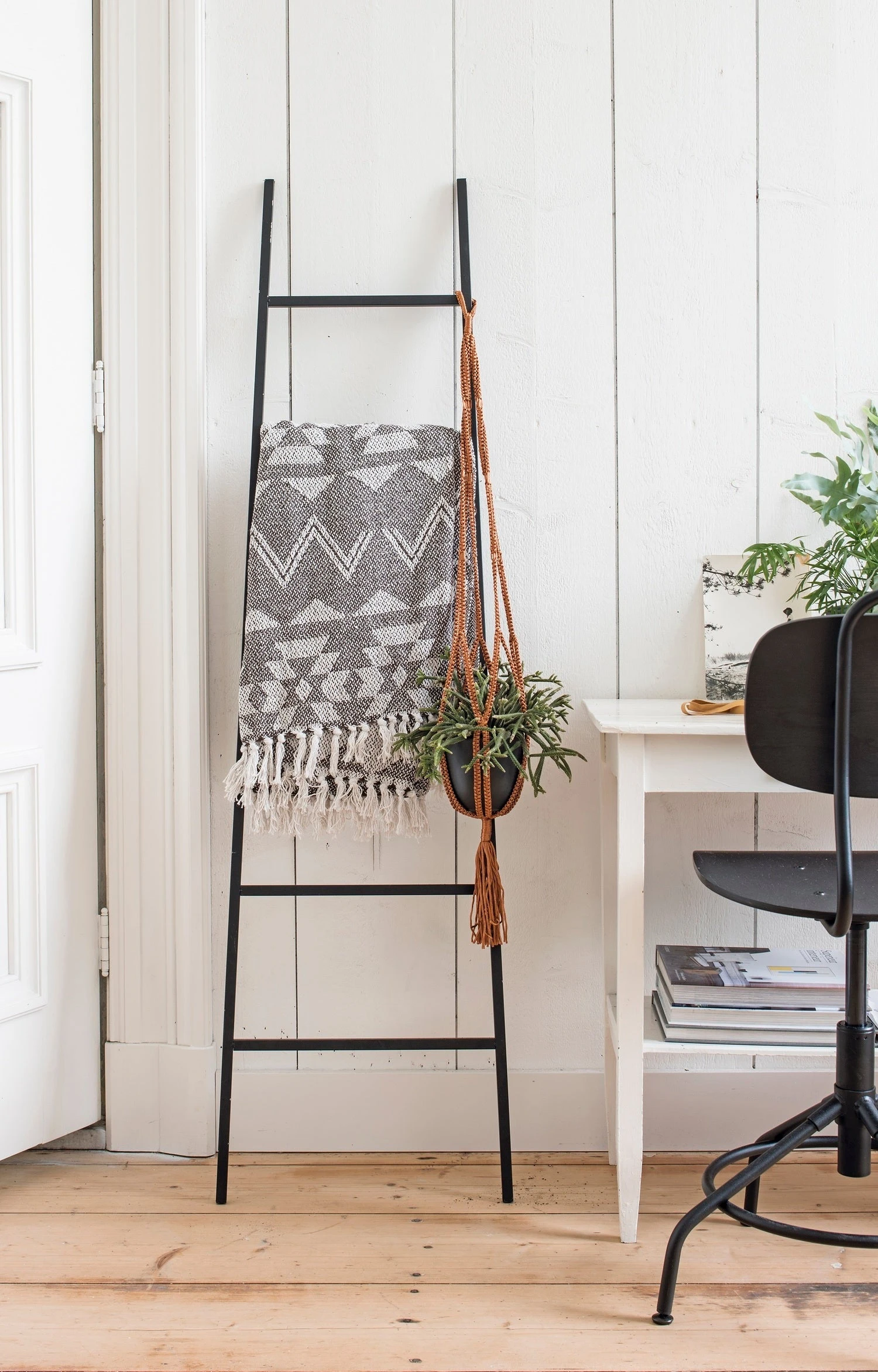 Intratuin Decoratieladder Harry Zwart 33 - 45 X 160 Cm 2 Intratuin Decoratieladder Harry Zwart 33 - 45 X 160 Cm - Afbeelding 2