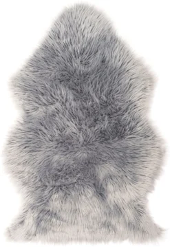 Intratuin Dierenvacht Imitatiebont Viktor Grijs 90 X 58 Cm