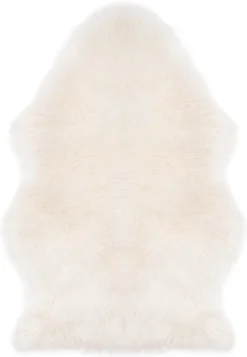 Intratuin Dierenvacht Imitatiebont Viktor Wit 90 X 58 Cm