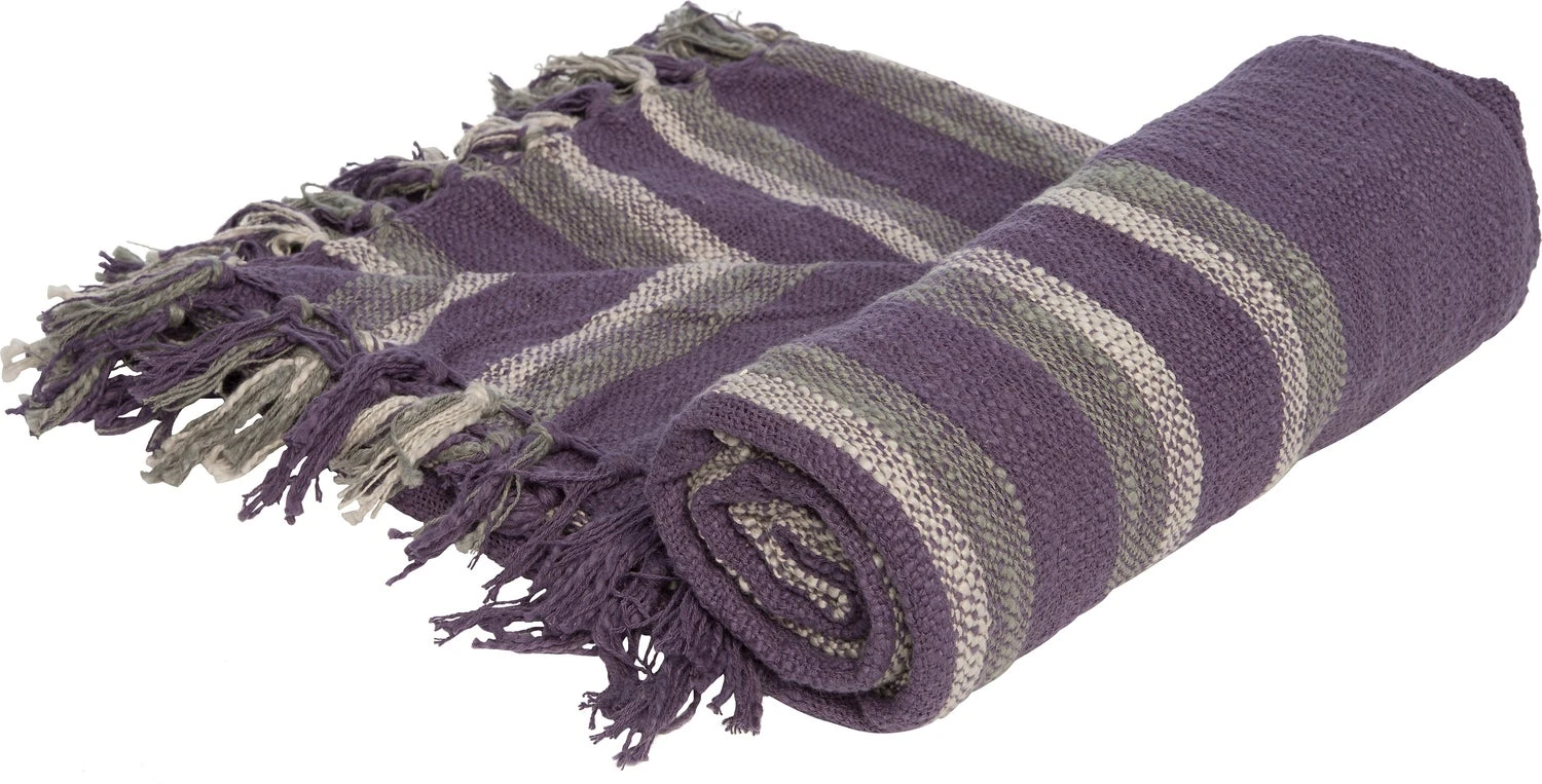 Intratuin Plaid Streep 170 X 130 Cm Paars 1 Intratuin Plaid Streep 170 X 130 Cm Paars