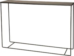 Intratuin Bijzettafel Zwart 120 X 30 X 80 Cm