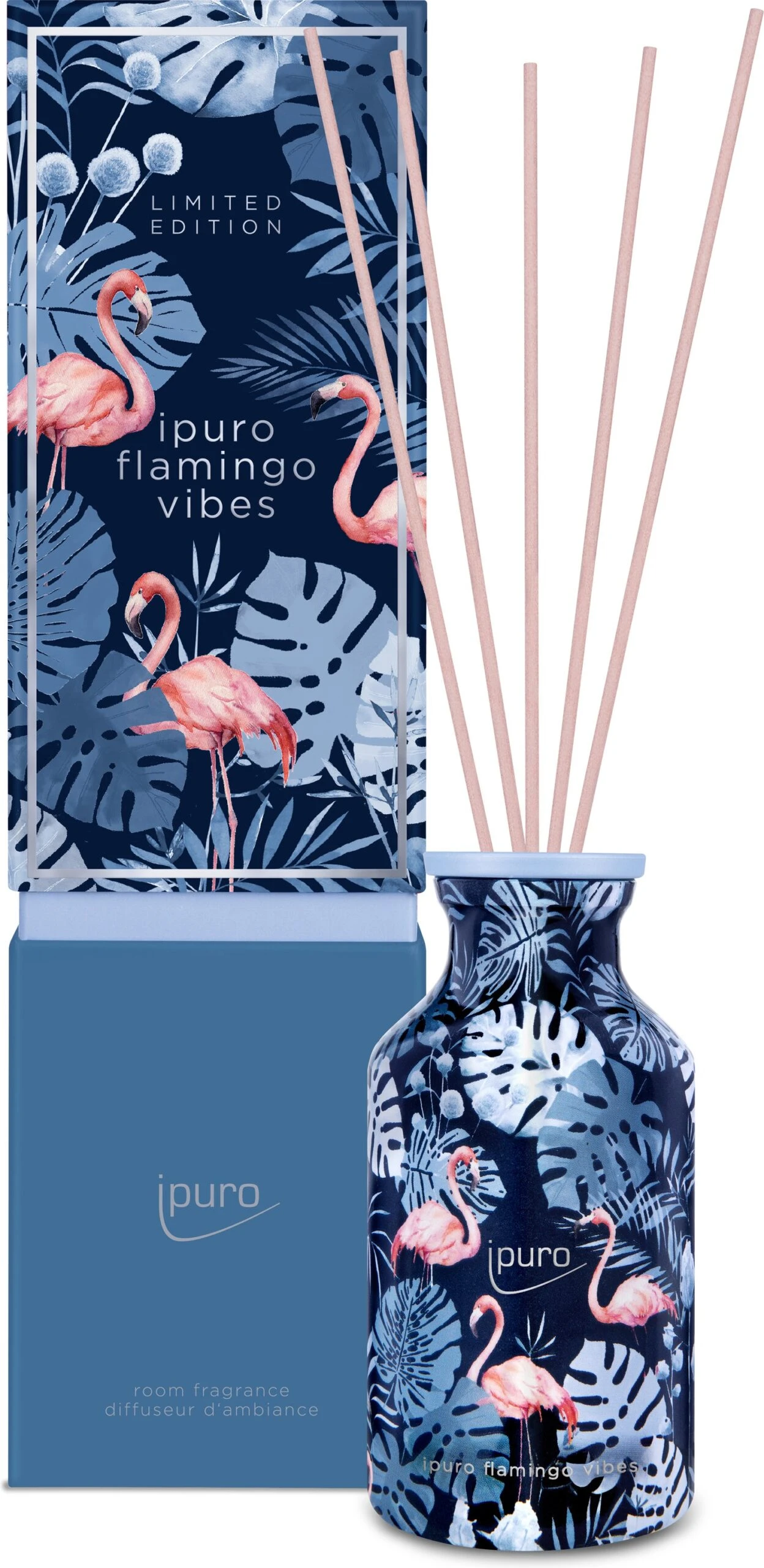 Ipuro Geurstokjes Animal Collection FlamingoVibes 240 Ml 1 Ipuro Geurstokjes Animal Collection FlamingoVibes 240 Ml
