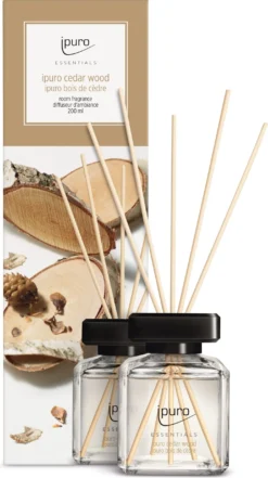 Ipuro Geurstokjes Essentials Cedar Wood 200 Ml