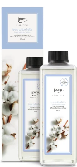 Ipuro Geurstokjes Navulling Cotton Fields Kruidig 500 Ml