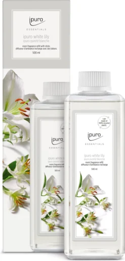 Ipuro Geurstokjes Navulling White Lily Fris 500 Ml