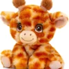 Keel Toys Knuffel Giraffe Bruin / Geel H 16 Cm