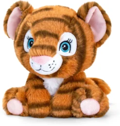 Keel Toys Knuffel Tijger Bruin / Oranje H 16 Cm