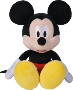 Disney Knuffel Mickey Rood 7 X 8 X 25 Cm