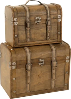 Jolipa Koffer Bruin 38 X 23 X 30 Cm -Decori Meubelen Winkel 5400924106218 3