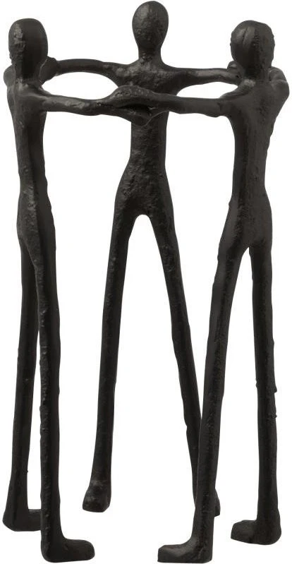 J-Line Beeld Familie Zwart 20 X 20 X 36 Cm 1 J-Line Beeld Familie Zwart 20 X 20 X 36 Cm