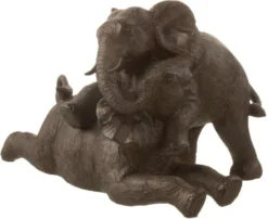 J-Line Beeld Olifant Bruin 35 X 27 X 22 Cm