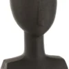 Jolipa Beeld Hoofd Zwart 24,5 X 16 X 31 Cm