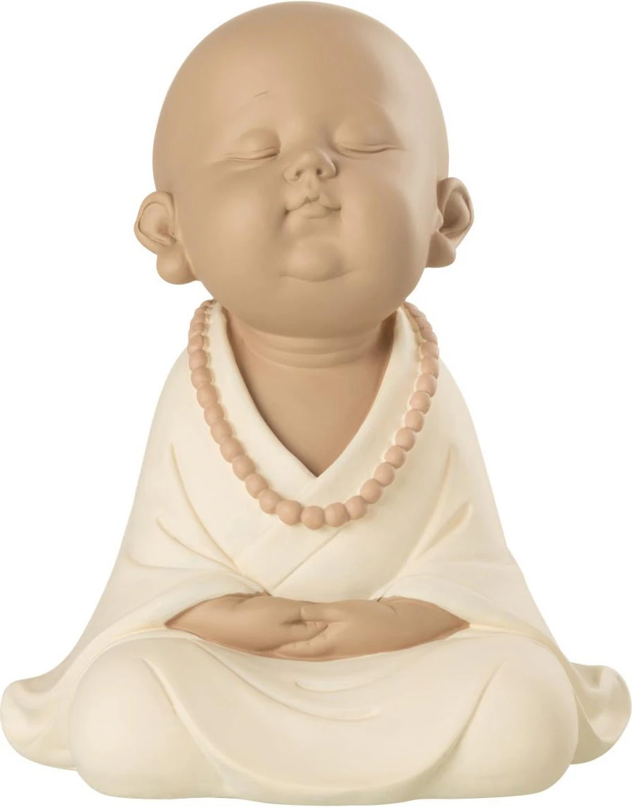 J-Line Beeld Monnik Beige / Wit 20,7 X 17,2 X 23,7 Cm 1 J-Line Beeld Monnik Beige / Wit 20,7 X 17,2 X 23,7 Cm