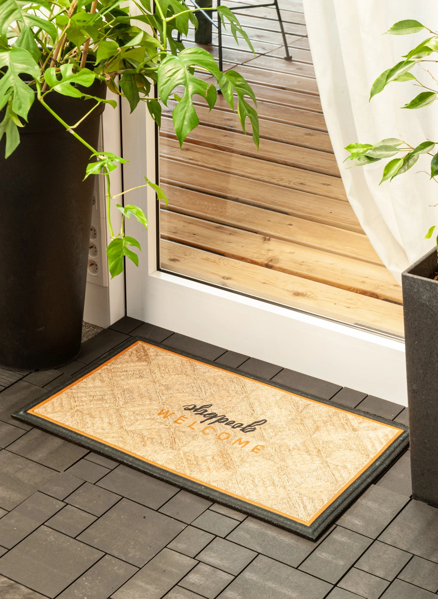 Multy Home Buitenmat Lima Seagrass Bruin 45 X 75 X 1,1 Cm 4 Multy Home Buitenmat Lima Seagrass Bruin 45 X 75 X 1,1 Cm - Afbeelding 4