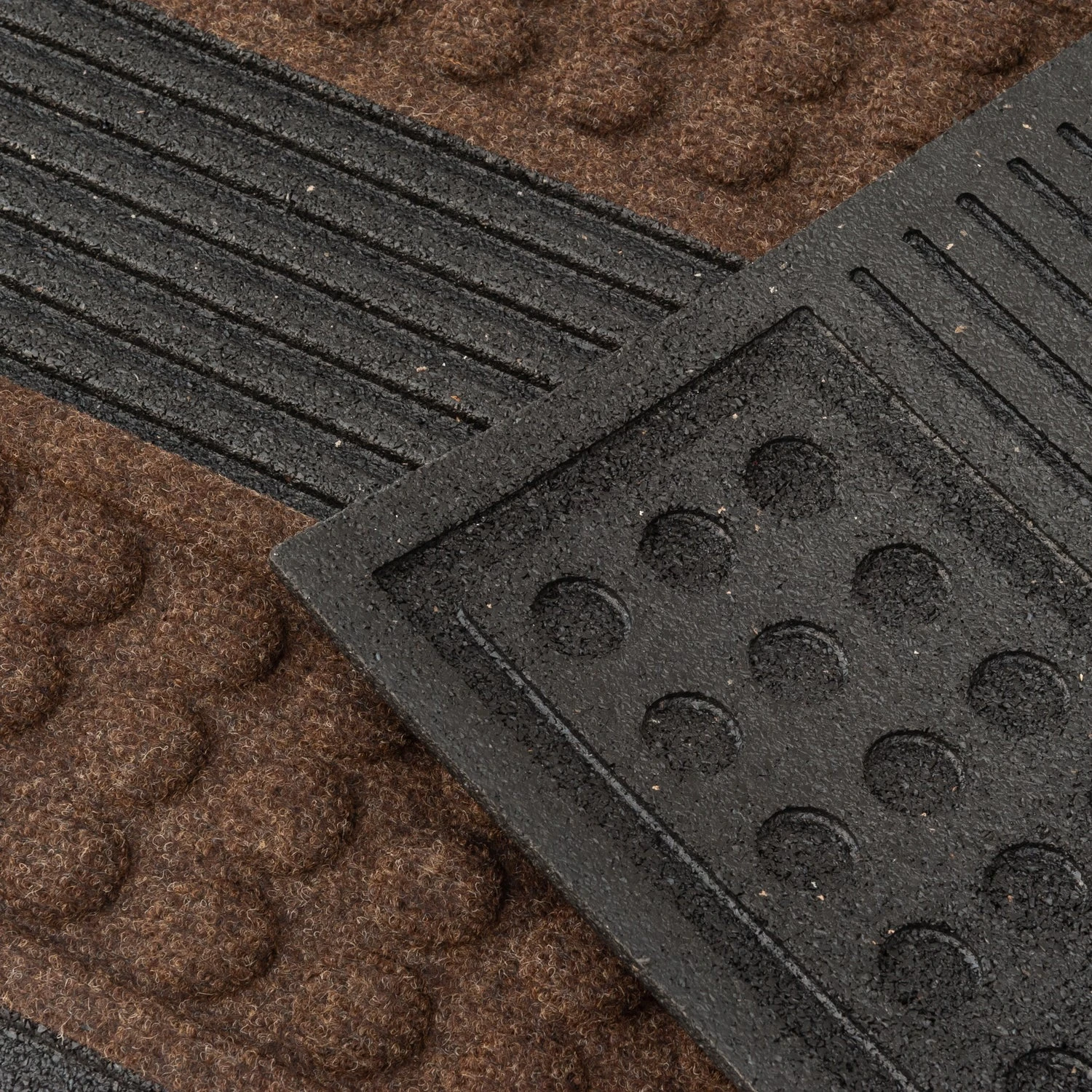 Multy Home Buitenmat Scrape'n Brush Bruin 80 X 120 X 1,3 Cm 4 Multy Home Buitenmat Scrape'n Brush Bruin 80 X 120 X 1,3 Cm - Afbeelding 4