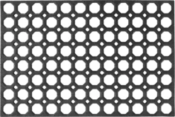 Multy Home Buitenmat Honey Comb Zwart 60 X 80 X 1,3 Cm