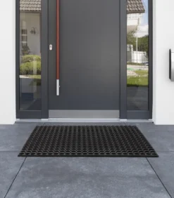 Multy Home Buitenmat Honey Comb Zwart 80 X 120 X 1,3 Cm -Decori Meubelen Winkel 5903104911072 5