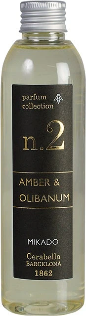 Cerabella Navulling Geurstokjes Amber & Olibanum 200 Ml