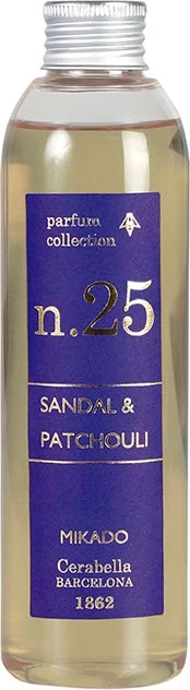 Cerabella Navulling Geurstokjes Sandal & Patchouli 200 Ml