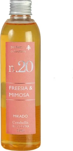 Cerabella Navulling Geurstokjes Freesia & Mimosa 200 Ml