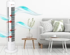 Alpina Torenventilator Wit 19 X 1,5 X 80 Cm 7 Alpina Torenventilator Wit 19 X 1,5 X 80 Cm -Decori Meubelen Winkel 871125217076 3