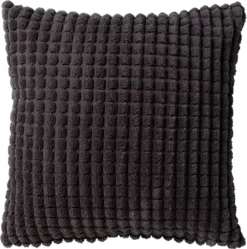 Dutch Decor Sierkussen Rome Effen Grijs 45 X 45 X 10 Cm