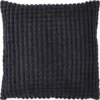 Dutch Decor Sierkussen Rome Effen Zwart 45 X 45 X 10 Cm