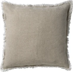 Dutch Decor Sierkussen Burto Effen Beige 45 X 45 X 10 Cm
