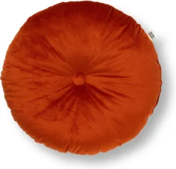 Dutch Decor Sierkussen Olly Terracotta D 40 H 10 Cm