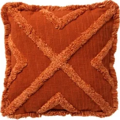 Dutch Decor Sierkussen Boo Terracotta 45 X 45 X 10 Cm