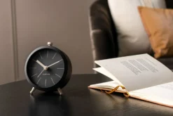 PT Living Wekker Button Zwart D 9 H 10,5 Cm 11 PT Living Wekker Button Zwart D 9 H 10,5 Cm -Decori Meubelen Winkel 8714302710025 5