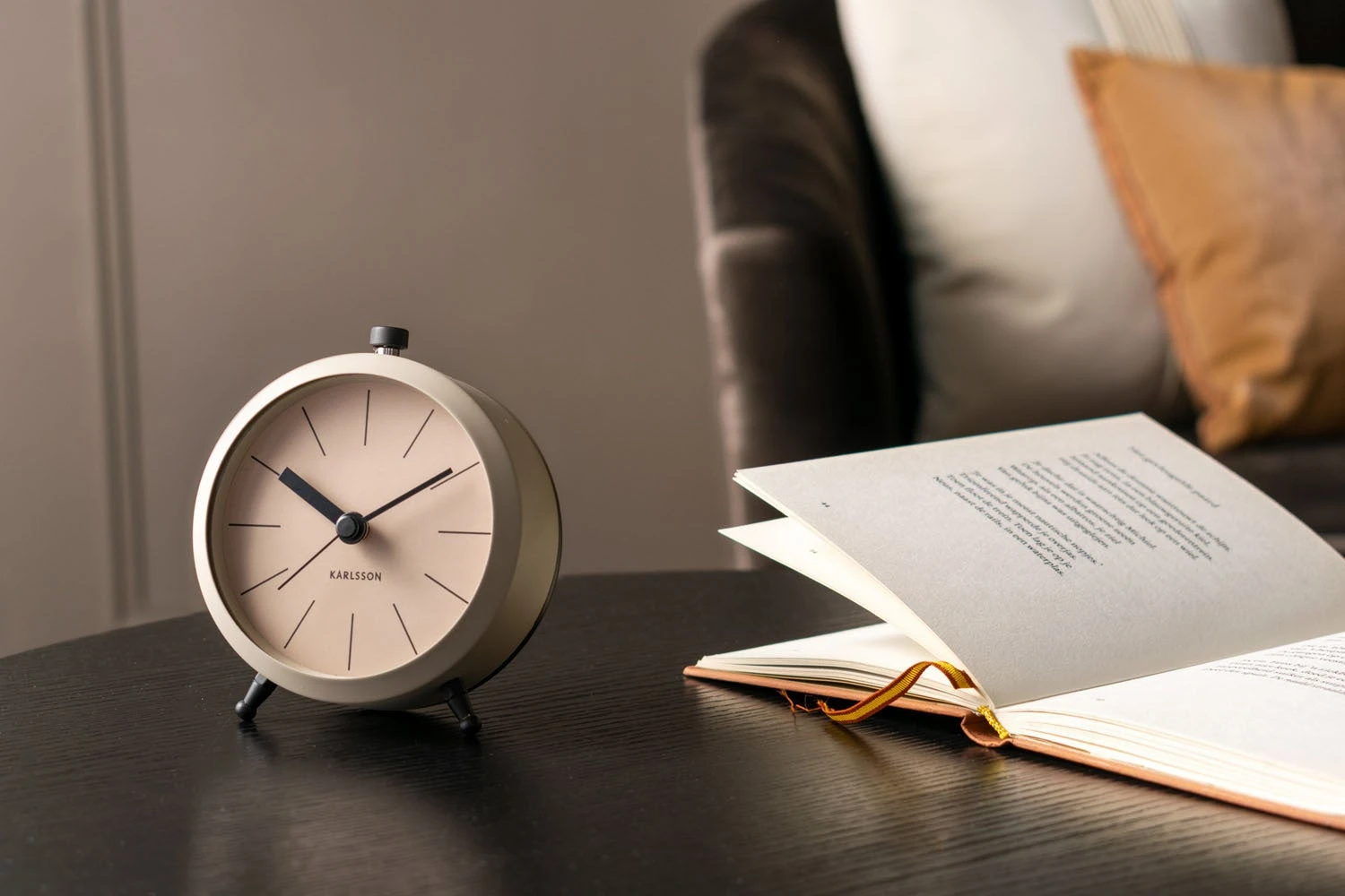 PT Living Wekker Button Grijs D 9 H 10,5 Cm 6 PT Living Wekker Button Grijs D 9 H 10,5 Cm - Afbeelding 6