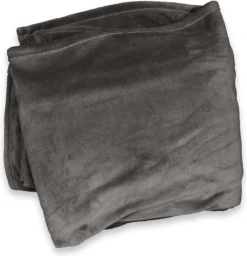 Unique Living Plaid Enzo Donker Grijs 180 X 130 Cm