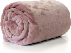 Unique Living Plaid Enzo Roze 130 X 180 Cm