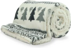 Unique Living Plaid Wonderful Wit 130 X 160 Cm