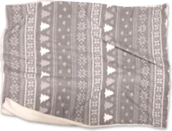 Unique Living Plaid Wonderful Grijs 130 X 160 Cm