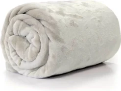 Unique Living Plaid Enzo Licht Grijs 130 X 180 Cm