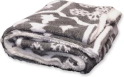 Unique Living Plaid Jul Grijs 150 X 200 Cm