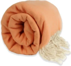 Unique Living Plaid Juul Oranje 130 X 160 Cm