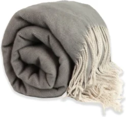 Unique Living Plaid Juul Grijs 130 X 160 Cm