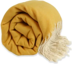 Unique Living Plaid Juul Geel 130 X 160 X 1 Cm