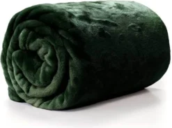 Unique Living Plaid Enzo Diep Donkergroen 130 X 180 Cm