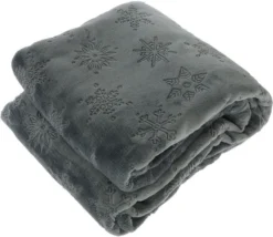 Unique Living Plaid Faith Grijs 150 X 200 Cm