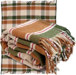 Unique Living Plaid Nilze Geel 150 X 200 Cm