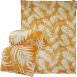 Unique Living Plaid Fien Geel 150 X 200 Cm