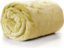 Unique Living Plaid Enzo Licht Geel 180 X 130 Cm