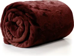 Unique Living Plaid Enzo Rood 130 X 180 Cm