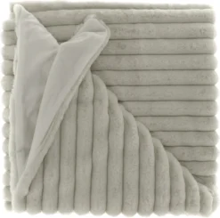 Unique Living Plaid Peppe Grijs 150 X 200 Cm