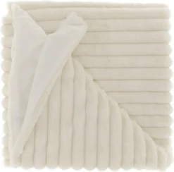 Unique Living Plaid Peppe Wit 150 X 200 Cm